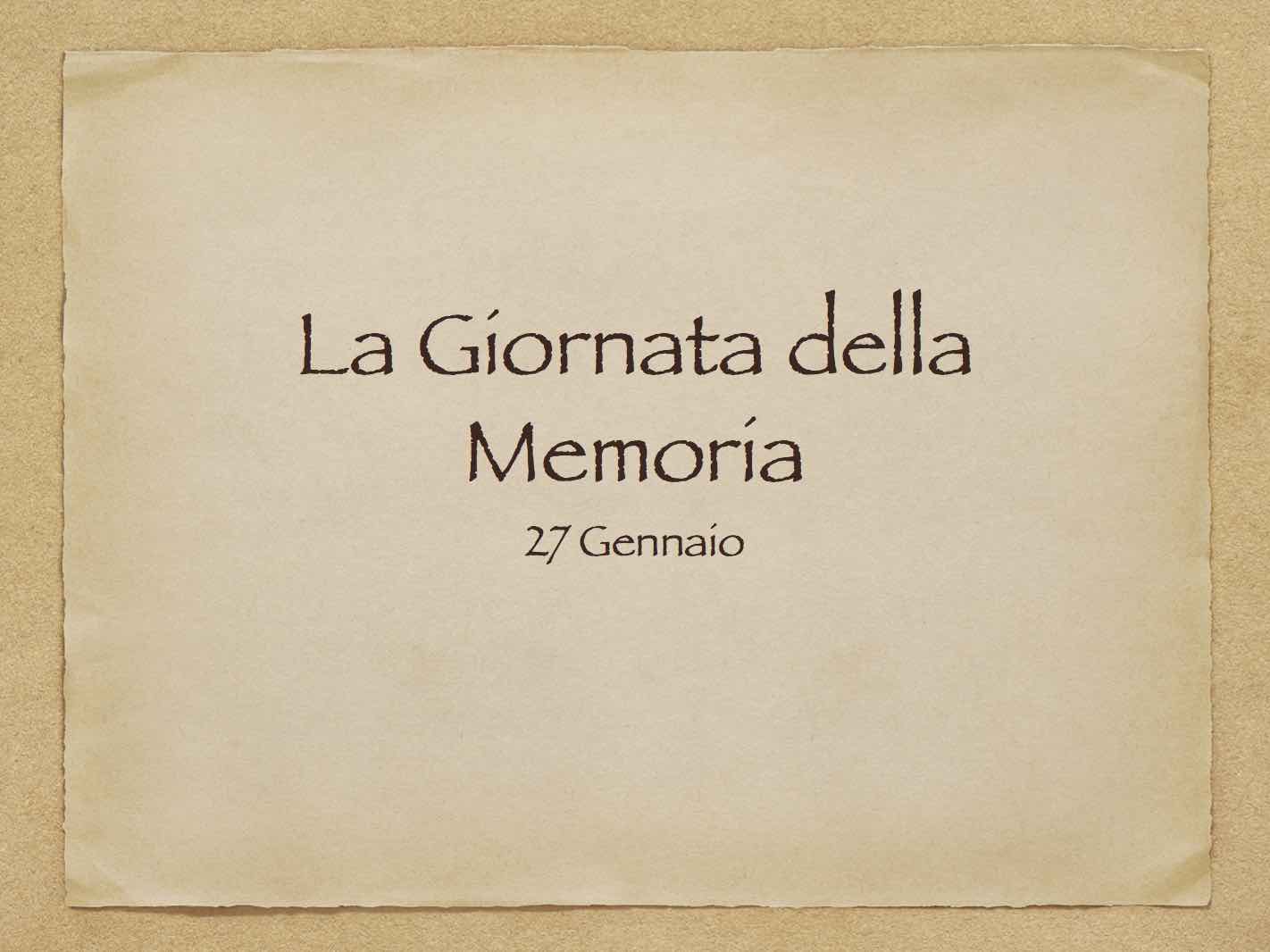 Giornata della memoria presentazione Caira 2019