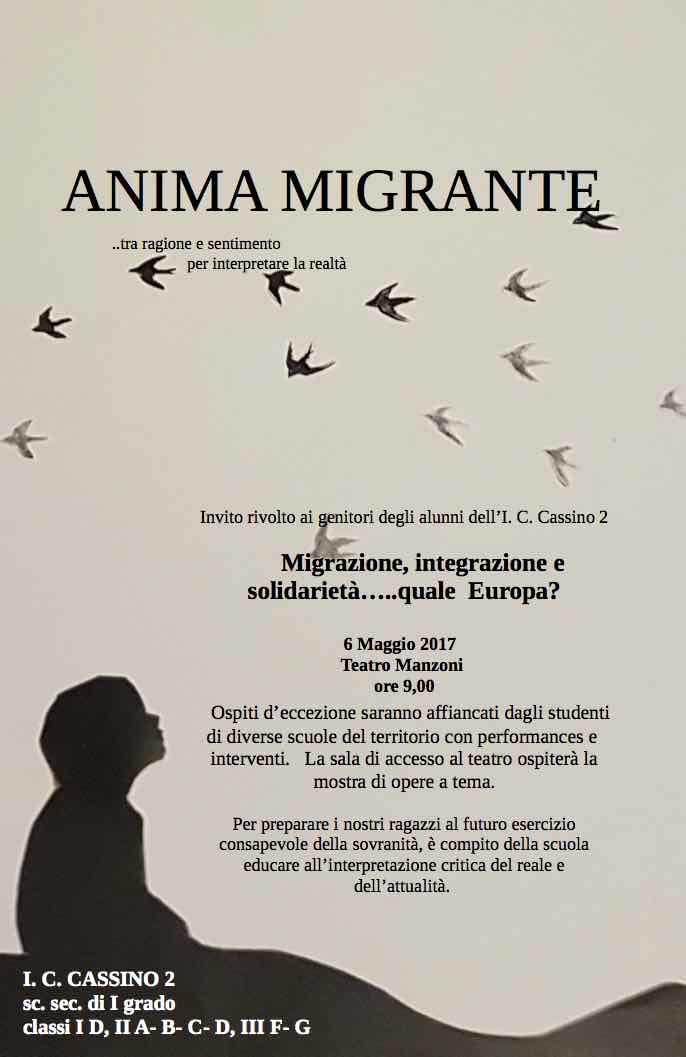 Migrazione integrazione solidarietà invito